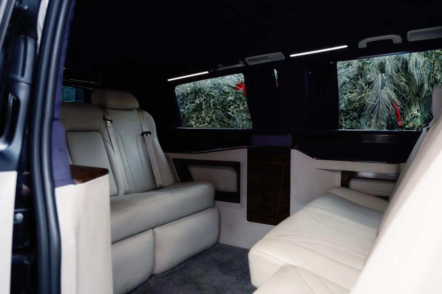 Representative premium van passenger interior
